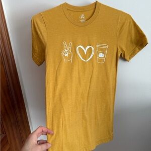 Ambition Golden Tee with White Detail